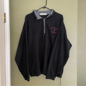 Fleece Quarterzip Black